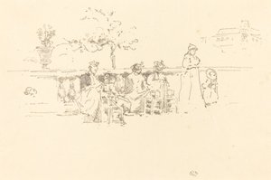 La Terrasse, Luxembourg, 1894 - James Abbott McNeill Whistler