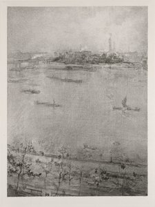 La Tamise, 1896 - James Abbott McNeill Whistler