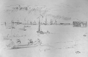 La Tamise vers Erith, vers 1877, 1904 - James Abbott McNeill Whistler