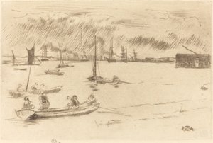 La Tamise vers Erith, c. 1877 - James Abbott McNeill Whistler