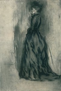 La robe de velours Frances Leyland, vers 1873 - James Abbott McNeill Whistler