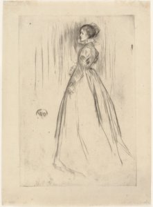 La Robe de Velours Mme Leyland, 1873 - James Abbott McNeill Whistler