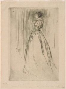 La robe de velours Mme Leyland - James Abbott McNeill Whistler