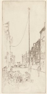 Le Mât Vénitien - James Abbott McNeill Whistler