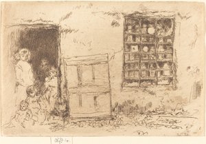 La Boutique de douceurs du village, 1887 - James Abbott McNeill Whistler