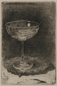 Le verre de vin, 1858