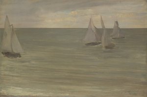 Trouville Gris et Vert, la Mer d