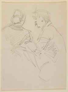 Deux figures, 1858 - James Abbott McNeill Whistler
