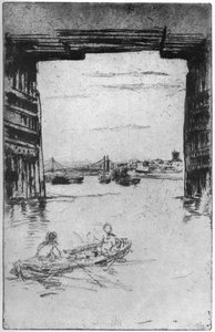 Sous le vieux pont de Battersea, 1879-1904 - James Abbott McNeill Whistler