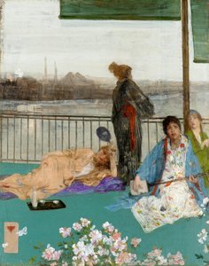 Variations de couleur chair et de vert : Le Balcon - James Abbott McNeill Whistler