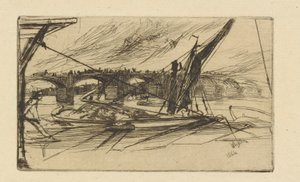 Pont de Vauxhall, 1861 - James Abbott McNeill Whistler