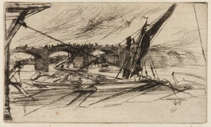 Pont de Vauxhall, 1861 - James Abbott McNeill Whistler