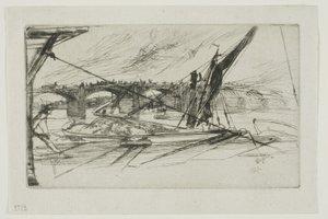 Pont de Vauxhall, 1861 - James Abbott McNeill Whistler