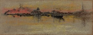 Venise : Lever de soleil sur le Rialto, 1880 - James Abbott McNeill Whistler