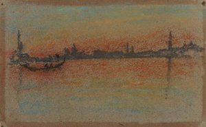 Venise : Coucher de soleil sur le port, 1880
