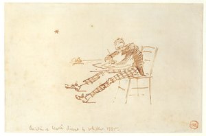 Walter Sickert (1860-1942) dessinant, 1885 - James Abbott McNeill Whistler