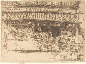 Le magasin de fruits de Woods - James Abbott McNeill Whistler