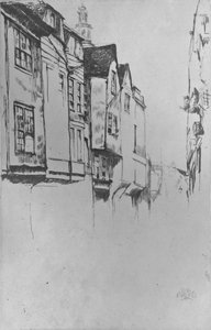 Wych Street - James Abbott McNeill Whistler