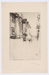 Wych Street, Londres - James Abbott McNeill Whistler