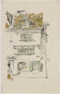 Maison jaune, Lannion, 1893