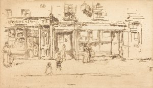 Rue York, Westminster, vers 1886-1888 - James Abbott McNeill Whistler