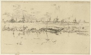 Zaandam - James Abbott McNeill Whistler