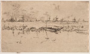 Zaandam - James Abbott McNeill Whistler