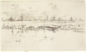 Zaandam, 1889 - James Abbott McNeill Whistler