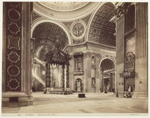 Église de Saint-Pierre, Rome, vers 1870