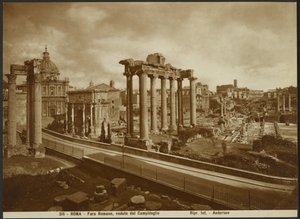 Le Forum romain, vu de la capitale
