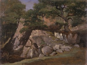Vue de la vallée des Roches près de Mittlach (Alsace) - James Arthur OConnor