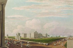 Vue de la Maison du Gouvernement, Calcutta, 1826, gravé par Robert Havell le Jeune