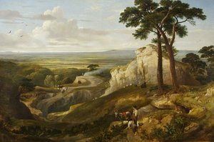 Vue des Mendips, c. 1840 - James Baker Pyne