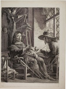 Milton Dictant à Ellwood le Quaker - James Barry