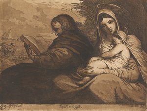 Repos en Égypte - James Barry