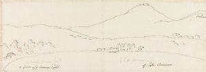 La grotte de la Sibylle cuméenne sur les rives du lac Averne - James Barry
