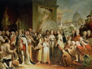 La Distribution des Prix dans la Société des Arts, cinquième de la série Le Progrès de la Culture et de la Connaissance Humaines, c.1777-84