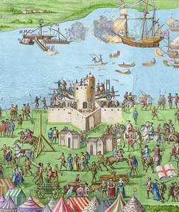 Le naufrage du Mary Rose pendant la bataille du Solent, 1545, 1778 - James Basire