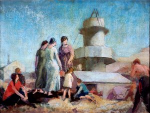 Le brûleur de chaux, vers 1936 - James Bateman