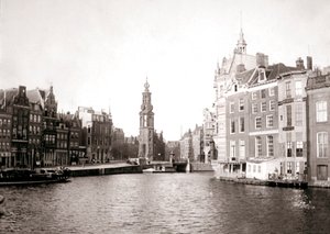 Canal, Amsterdam, 1898 - James Batkin