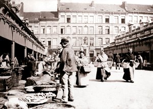 Étals de marché, Anvers
