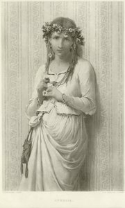 Ophélie (gravure) - James Bertrand