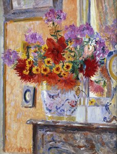 Fleurs dans le salon, Château de Nanteuil - James Bolivar Manson