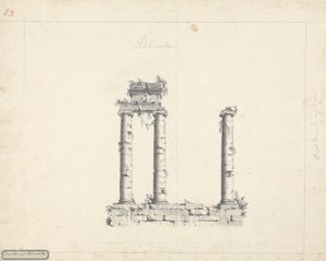 Temple ionique Ptolmeta - James Bruce
