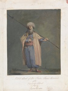 Noble Arabe de la tribu Beni-Koreish de la famille Harb à Beder-Hunein - James Bruce
