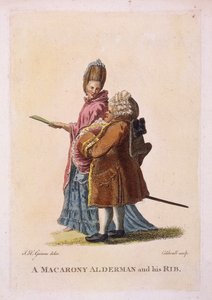 Un échevin macaroni et sa femme