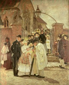 Dimanche de baptême (South Harting, Sussex) 1887 - James Charles