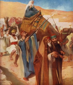 Une procession de mariée de village - James Clark