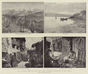 La visite du Kaiser en Terre Sainte, scènes d