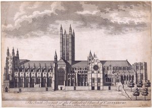 Cathédrale de Canterbury, vers 1716-37